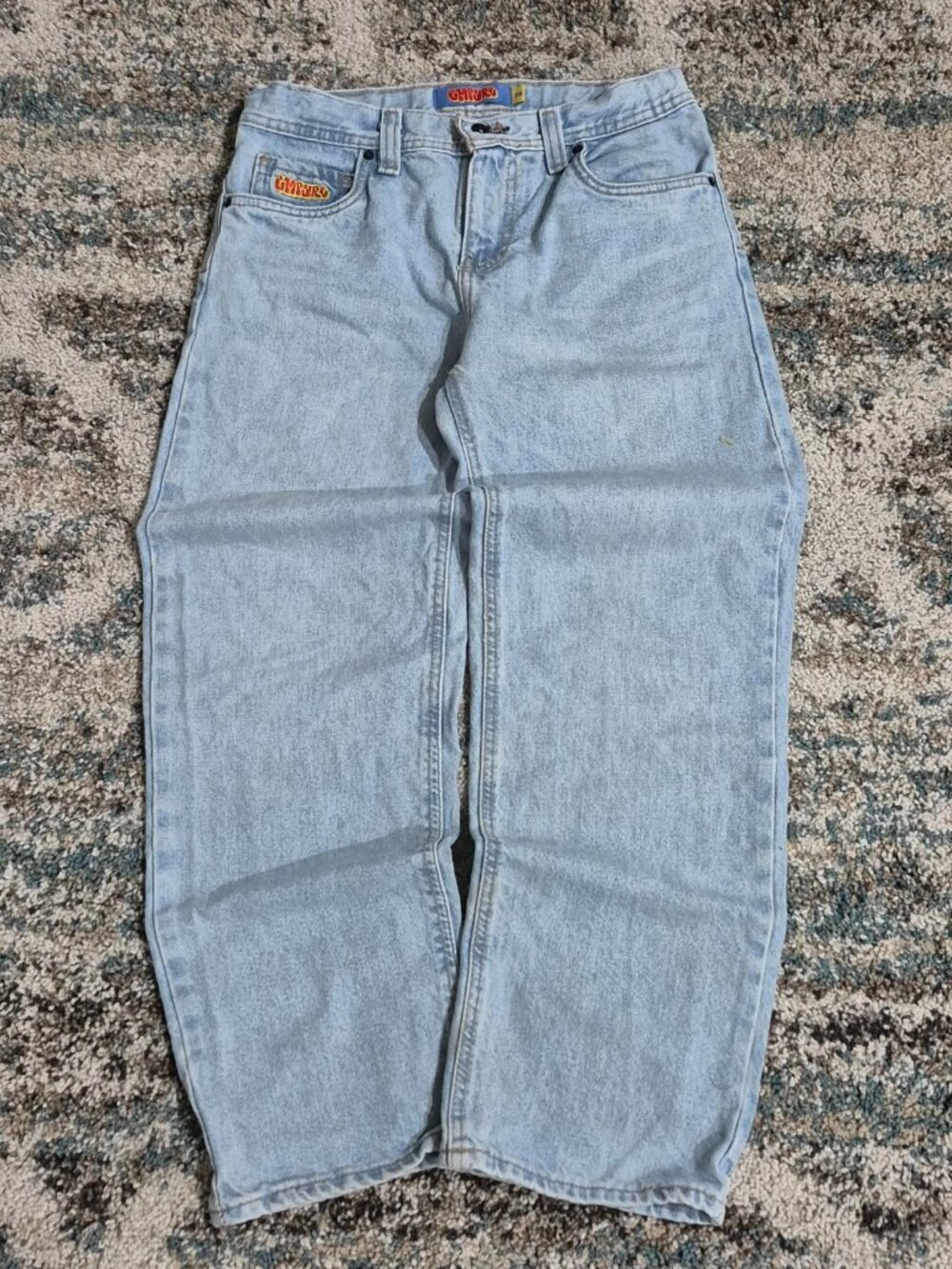 Empyre Light Wash Baggy Jeans – Size 26